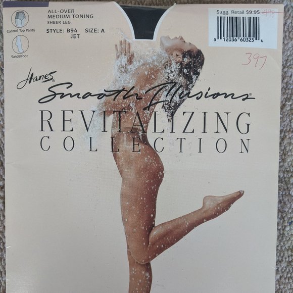 Calvin Klein + Hanes Silk Reflections Smooth Illusions Revitalizing Pantyhose - Picture 2 of 7